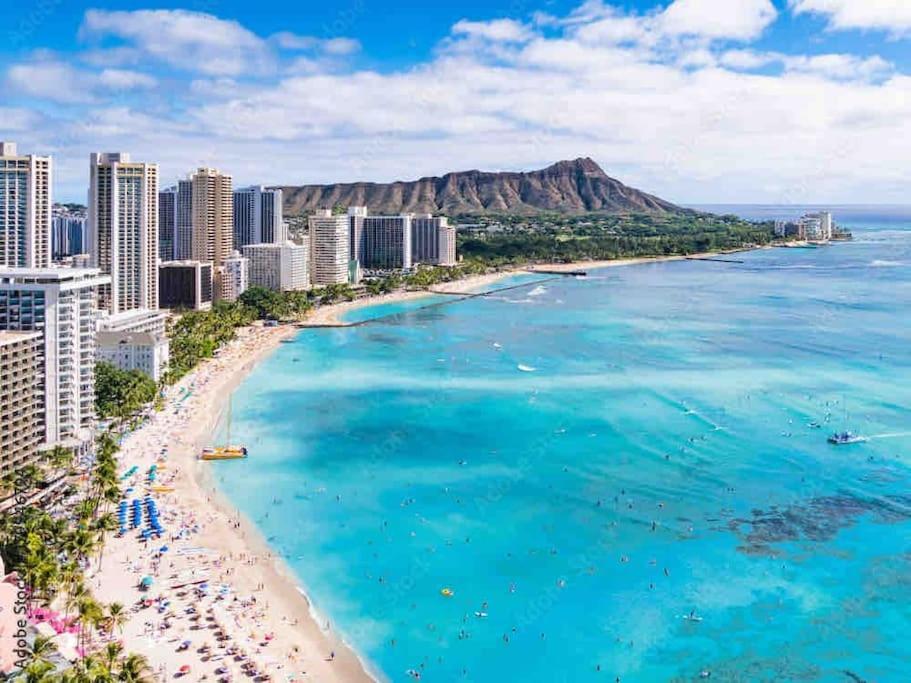 Seashore Waikiki Studio 1 Block From A Beach No Resort Fees Honolulu Exteriör bild