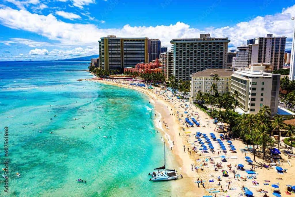 Seashore Waikiki Studio 1 Block From A Beach No Resort Fees Honolulu Exteriör bild